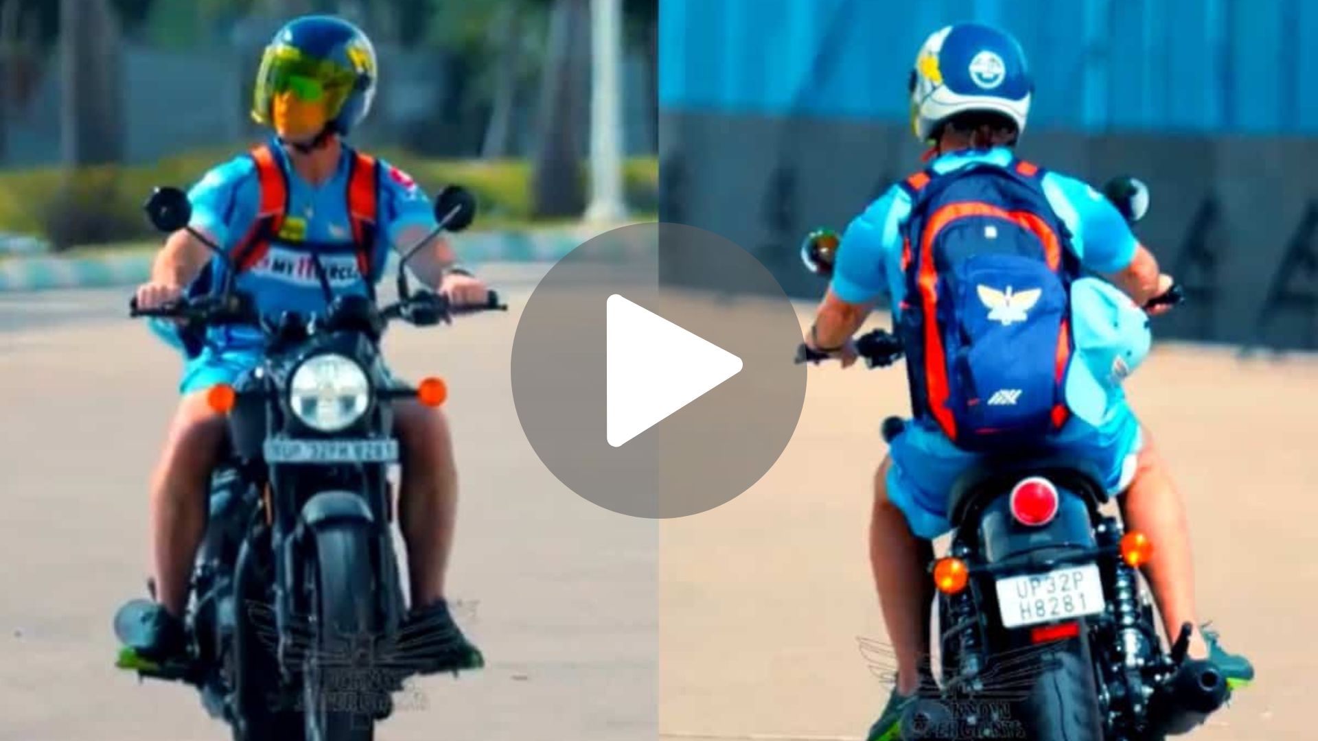 [Watch] LSG Fielding Coach Jonty Rhodes Rides Royal Enfield Shotgun 650 Ahead Of PBKS Game